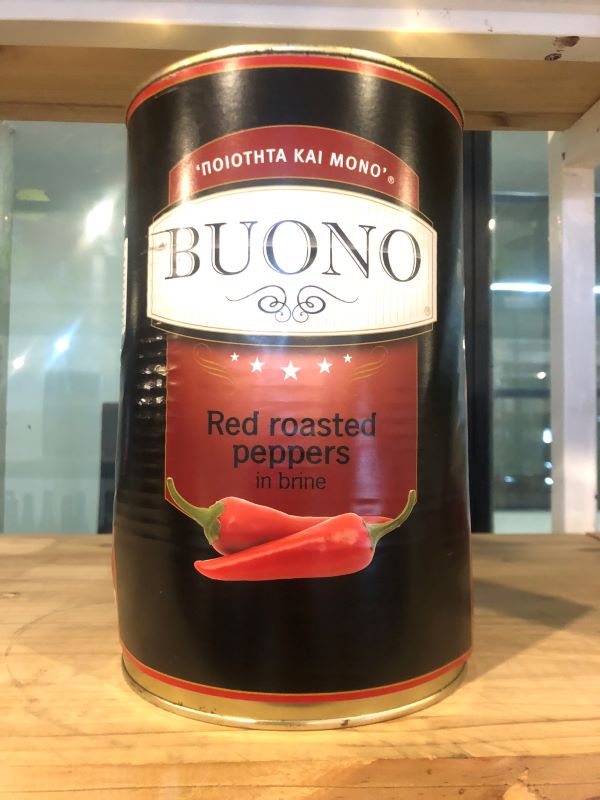 Buono Roasted Red Peppers in brine