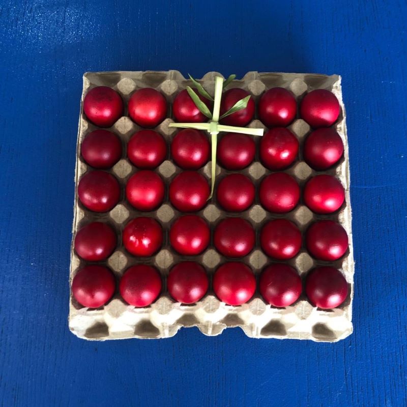 Red Eggs for Orthodox Easter