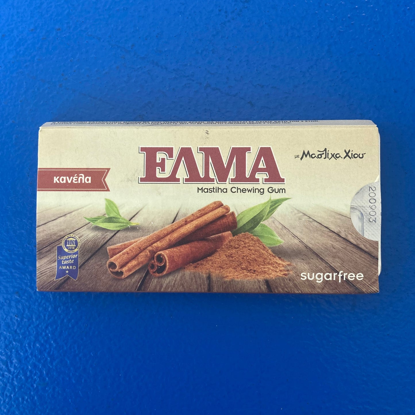 Elma mastiha cinnamon sugarfree chewing gum