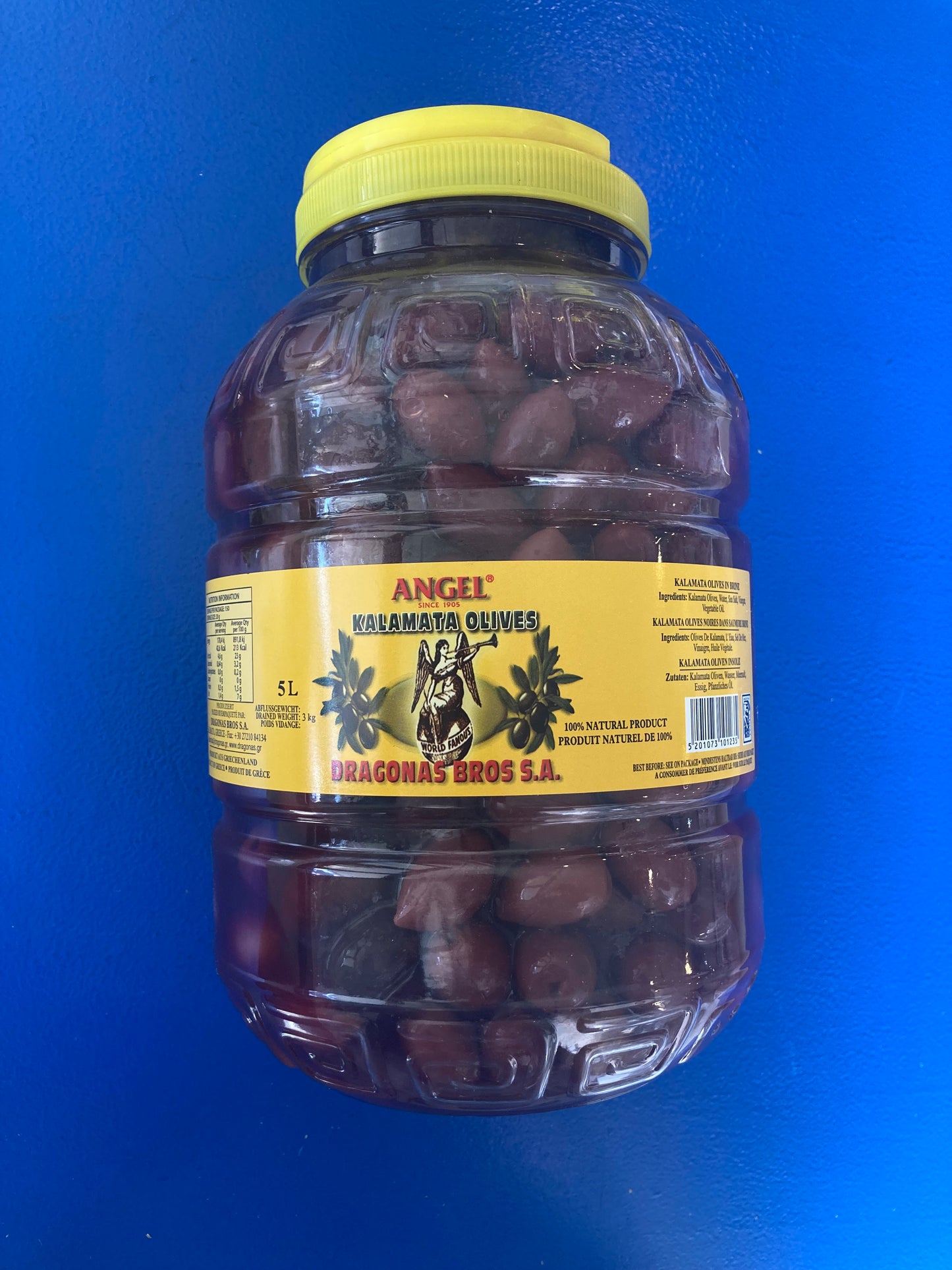 Dragonas Bros S.A. Angel Kalamata Olives (2kg/3kg)