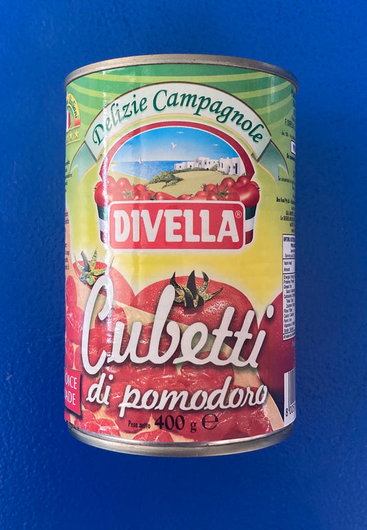 Divella Cubetti di Pomodoro / Diced Tomato 400g