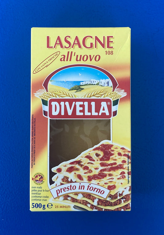 Divella Lasagne with Egg #108Y 500g