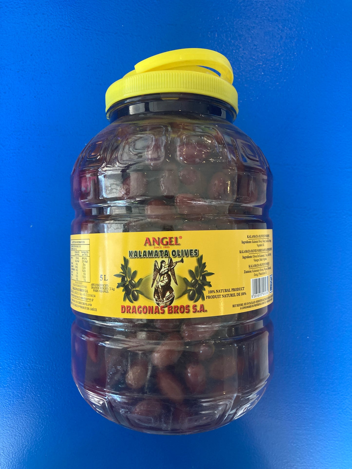 Dragonas Bros S.A. Angel Kalamata Olives (2kg/3kg)