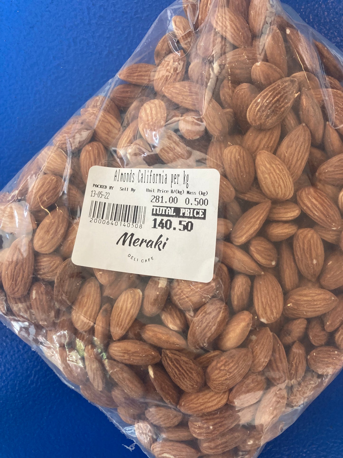 Meraki California Almonds (500g)
