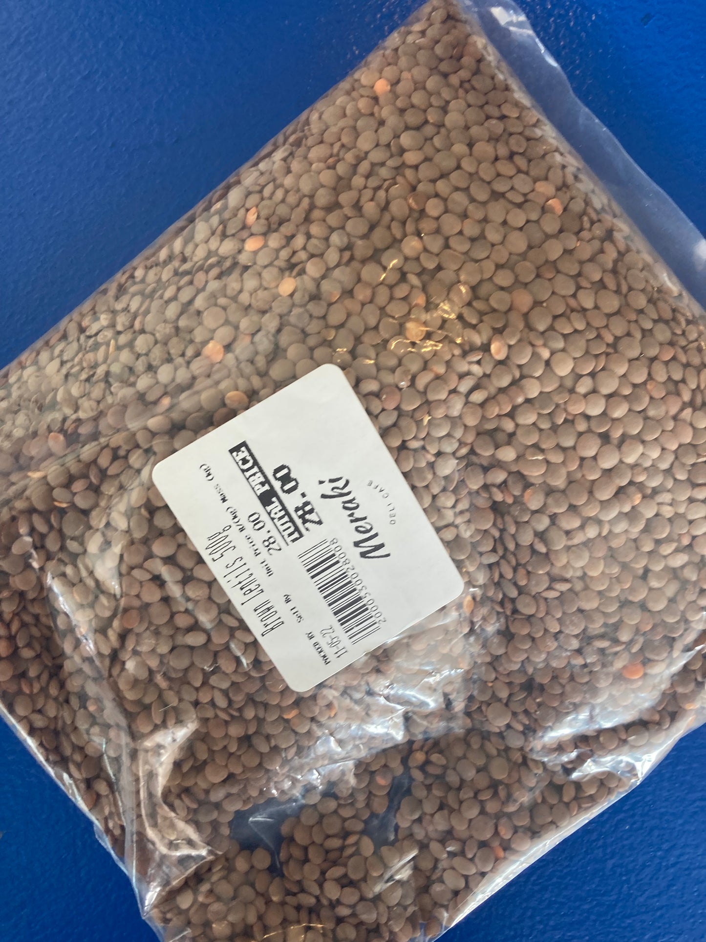 Meraki Brown Lentils (500g)