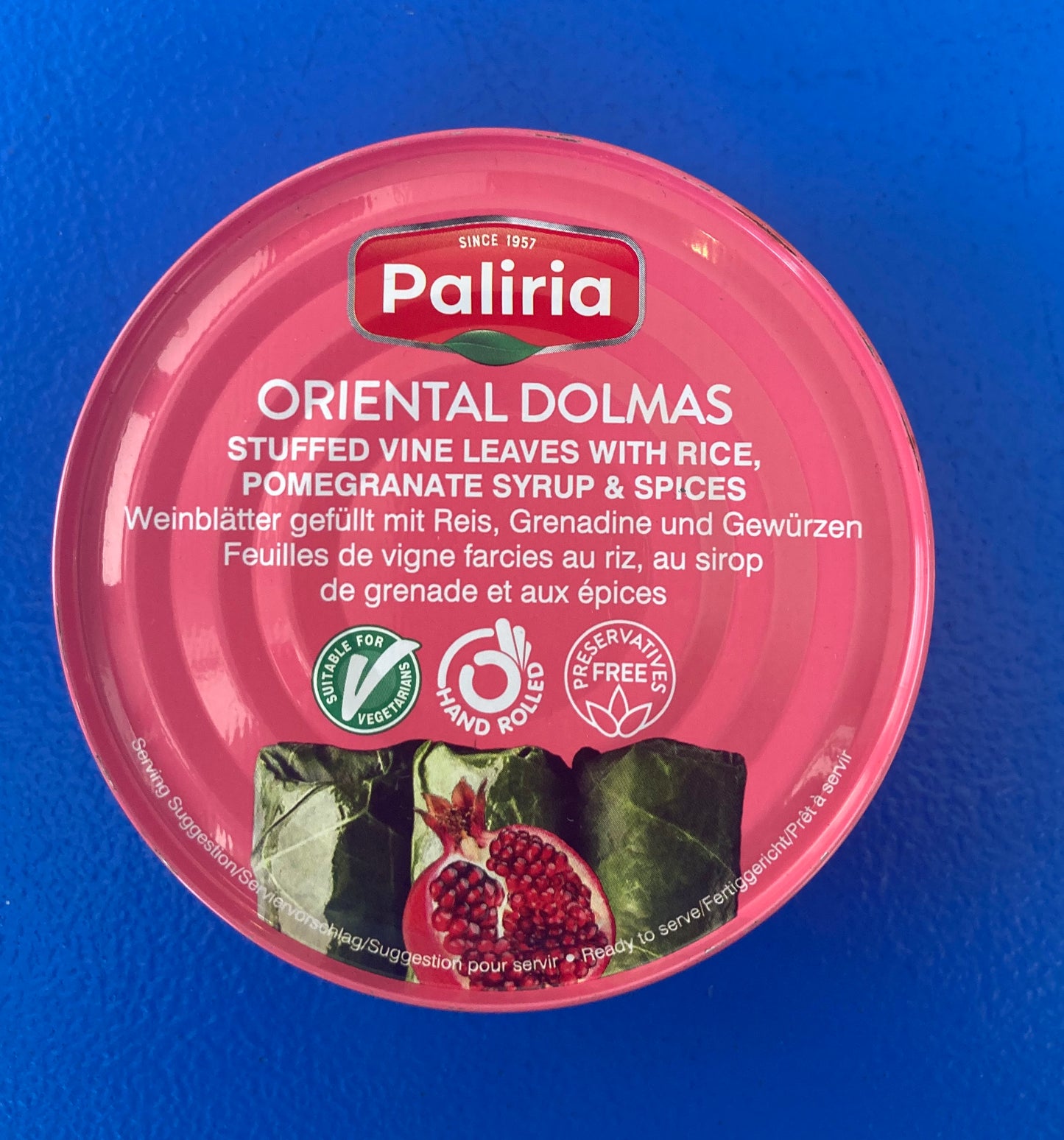 Palirria Oriental Dolmades with Pomegranate syrup & spices