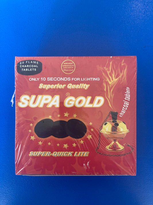SUPA GOLD Incense Charcoal