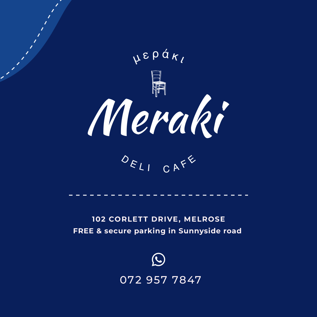 Meraki Deli Cafe, 102 Corlett Drive, Melrose