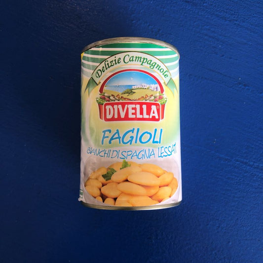Divella Fagioli Bianchi Lessati (White Spanish Beans) 400g