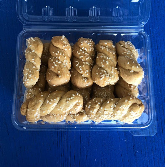 Meraki Krasokoulourakia / Koulourakia with wine - Freshly Baked Biscuits