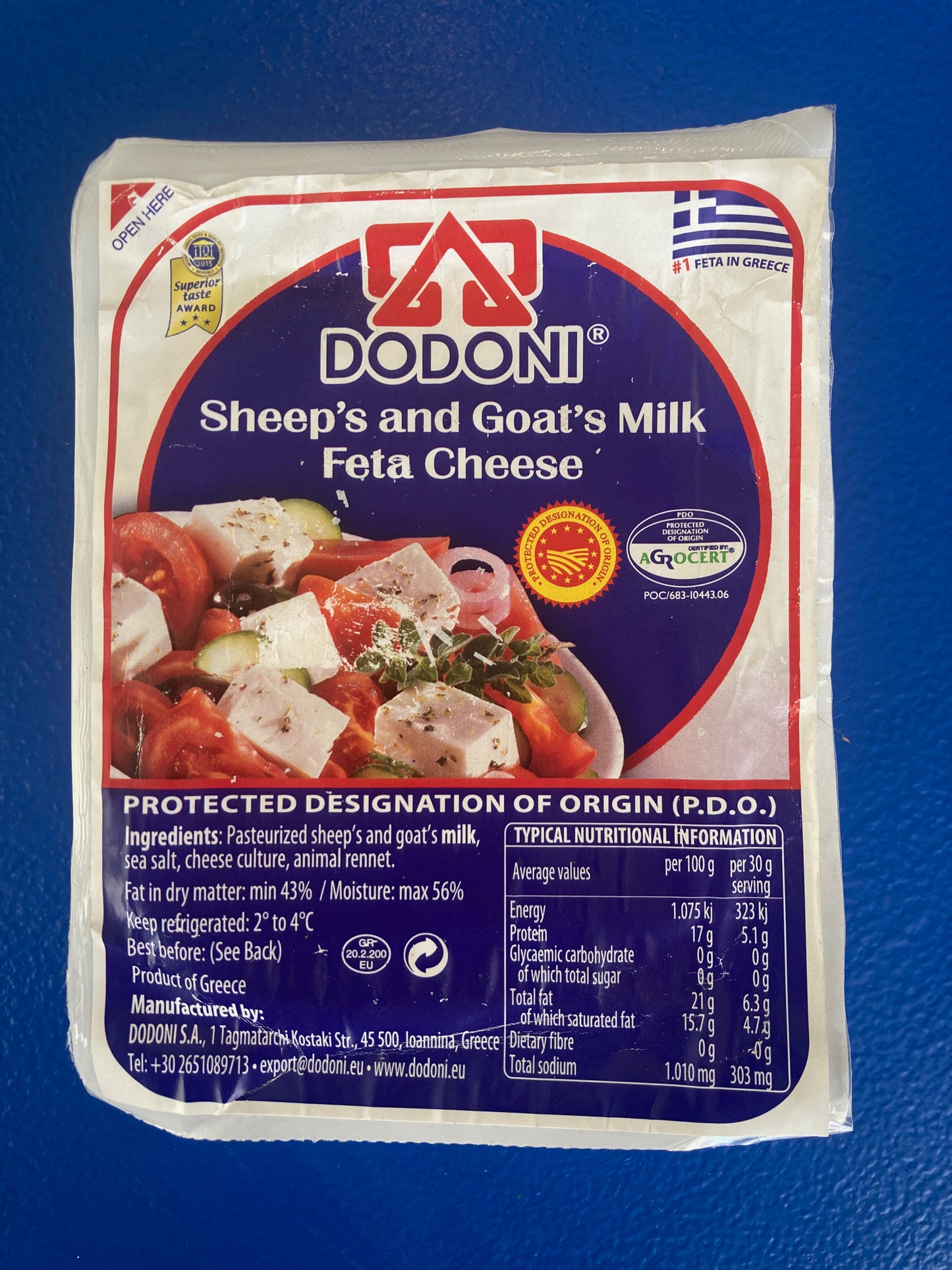 Dodoni Sheep & Goats Milk Feta Cheese